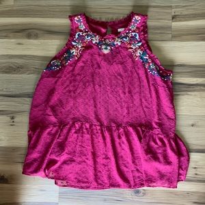 Xhilaration 2X flowy sleeveless top